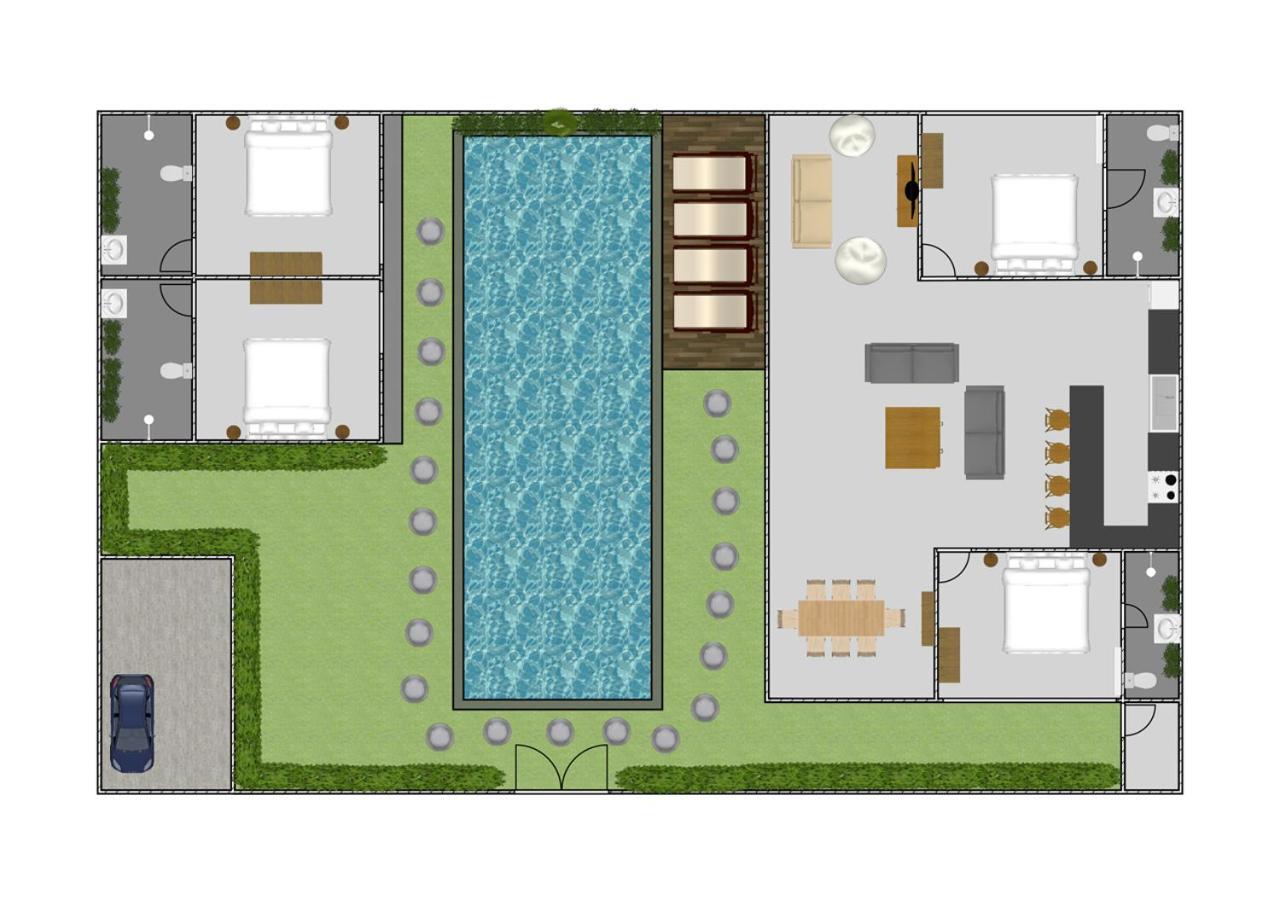 Villa Tinn Tamm By Optimum Bali Villas سمينياك المظهر الخارجي الصورة